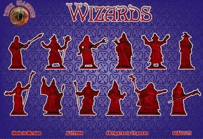 Alliance 72069 1/72 Wizards (48 figures/12 poses) Figures model