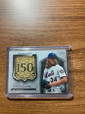 2019 Topps Update 150th Anniversary Manufactured Medallion Noah Syndergaard