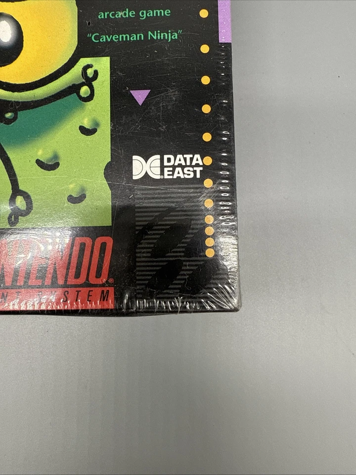 Joe and Mac Super Nintendo SNES Factory Sealed New Data East Authentic - Image 3 of 4