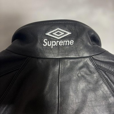 Supreme x Umbro Leather Track Jacket M Near Mint Men's Fashion