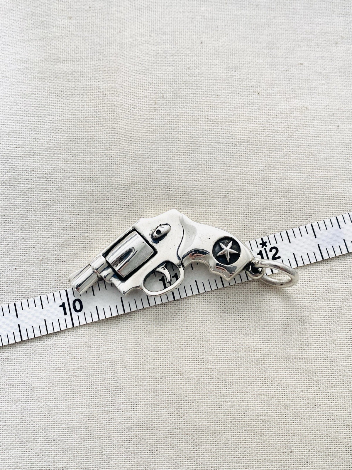 King Baby Studio 925 Silver Small Revolver Pendant