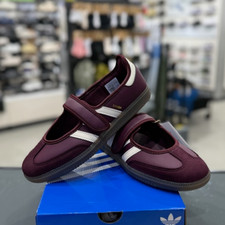 Adidas Samba Jane Womens Athletic Shoes Lifestyle Casual Sneakers Maroon IH6561