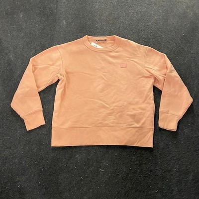 ACNE STUDIOS Fairview Face Sweatshirt Women's Size XS Rose