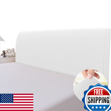 Easy-Going Stretch Jacquard Headboard Slipcover Bed Furniture Cover