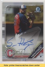 2019 Bowman Chrome Prospects Refractor /499 Sam Hentges #CPA-SHE Auto READ 7m3