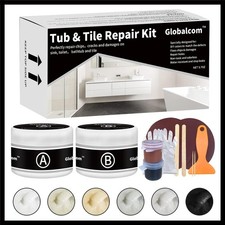Ultimate Porcelain and Fiberglass Repair Kit Easy Application, Perfect Match