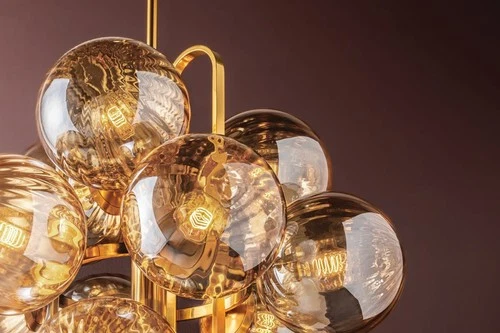 Corbett Lighting 476-34 Cronus 12 Light 34"W Chandelier - Vintage Polished Brass - Picture 3 of 6