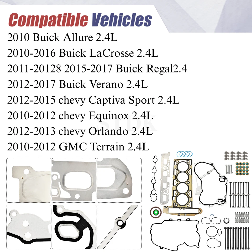 Elevadores de válvula de brazos basculantes de junta para Chevrolet Captiva Equinox Impala 2012-2015 Foto 4 de 4