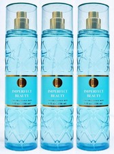 3 Bath Body Works IMPERFECT BEAUTY Fragrance Mist Body Spray 8 oz