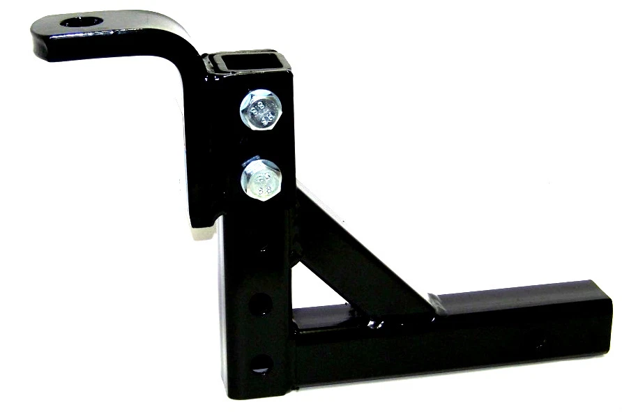 10" Adjustable Drop Hitch Ball Mount for 2" Receiver Heavy Duty Towing Trailer - Image 2 of 2