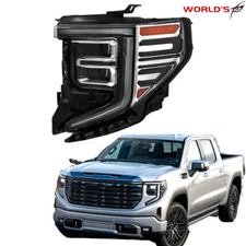 For 2022 2023 2024 GMC Sierra 1500 SLT/Denali Full LED Projector Headlight Left