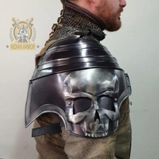 Medieval knight Shoulder armor WARRIOR ARMOR PAULDRON LARP  re-enactment use.