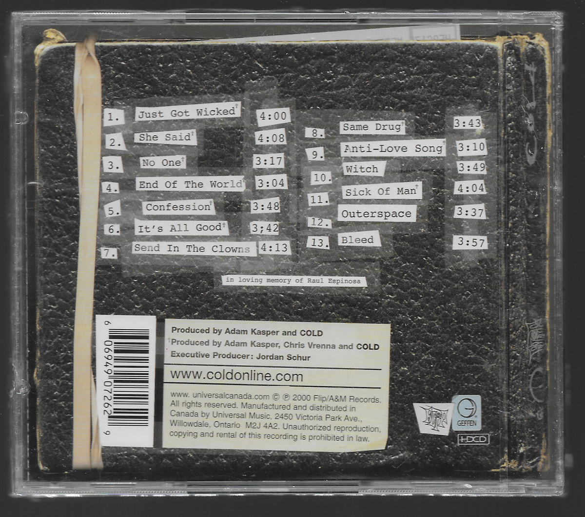 13 Ways to Bleed on Stage by Cold (CD, 2000) for sale online | eBay