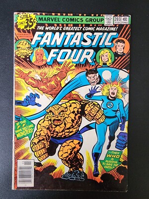 Marvel Comics Fantastic Four #203 February 1979 Dave Cockrum Cover