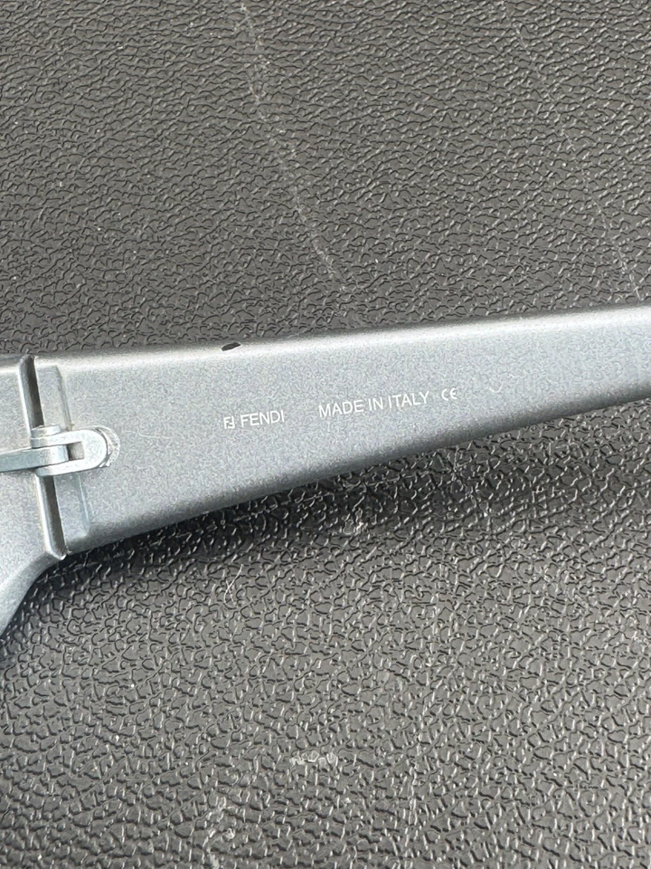 Очки солнцезащитные Fendi SL7735 винтажные синие роскошные итальянские 55-140 мм - Изображение 4 из 4