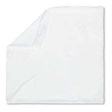 18" x 18" Cover Throw Pillowcases - 85/15 Nylon/Spandex Silky White