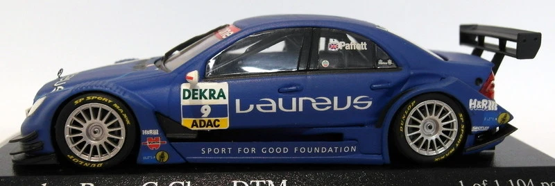 Minichamps escala 1/43 400 073609 Mercedes Benz CLK DTM 2007 Paffett #9 Foto 2 de 4