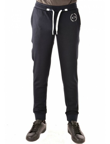 ARMANI EXCHANGE pantalone tuta uomo blu scuro slim fit 6ZZP91 | eBay