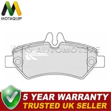 Motaquip Rear Brake Pads Set Fits Mercedes Sprinter 2006- VW Crafter 2006-2016