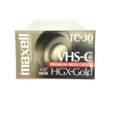Maxell TC-30 30 Mins VHS HGX-Gold
