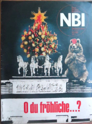 NBI 52-1989 Wende Bill Huck Honecker-Datsche JVA-Bautzen Fichtelberg-Schwebebahn