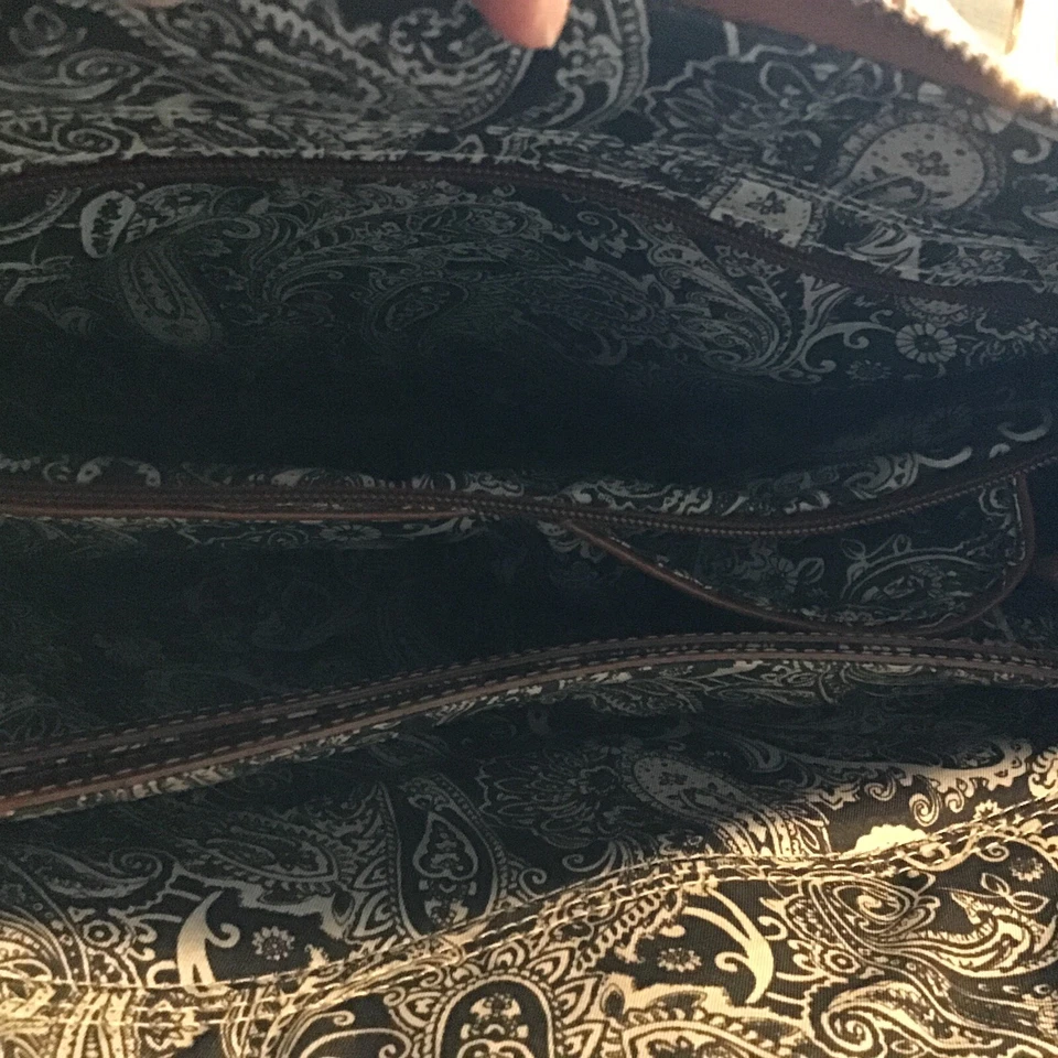 Bolso de Hombro Alyson McKlein EE. UU. Cuero Marrón Serie M Excelente Estado Foto 2 de 4