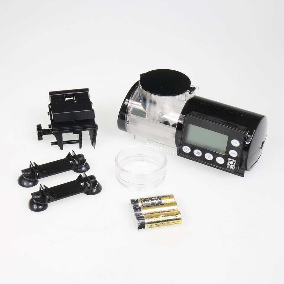 JBL Pronovo AutoFood Black Futterautomat für Aquarienfische, 10x18x8 cm - Bild 2 von 4