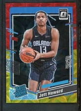 2023-24 JETT HOWARD 04/99 PANINI DONRUSS OPTIC CHOICE RED GOLD RATED ROOKIE RC