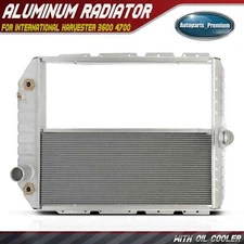 All Aluminum Radiator Half Core w/ Oil Cooler for International 3600 3800 4700