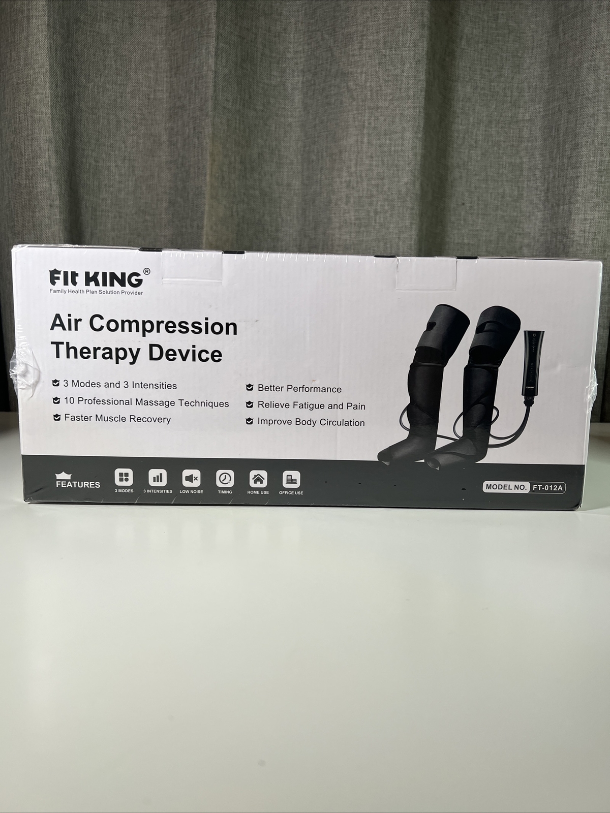 Fit King Air Compression Circulation Leg Calf Foot Therapy Massager FT-012A  NEW