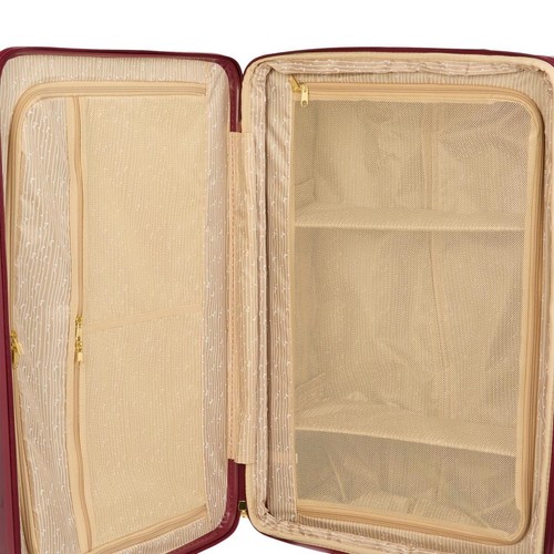 *SAMANTHA BROWN 30" Trunk Style Case Spinner Luggage w/Tote-Burgundy-NWT - Picture 7 of 11