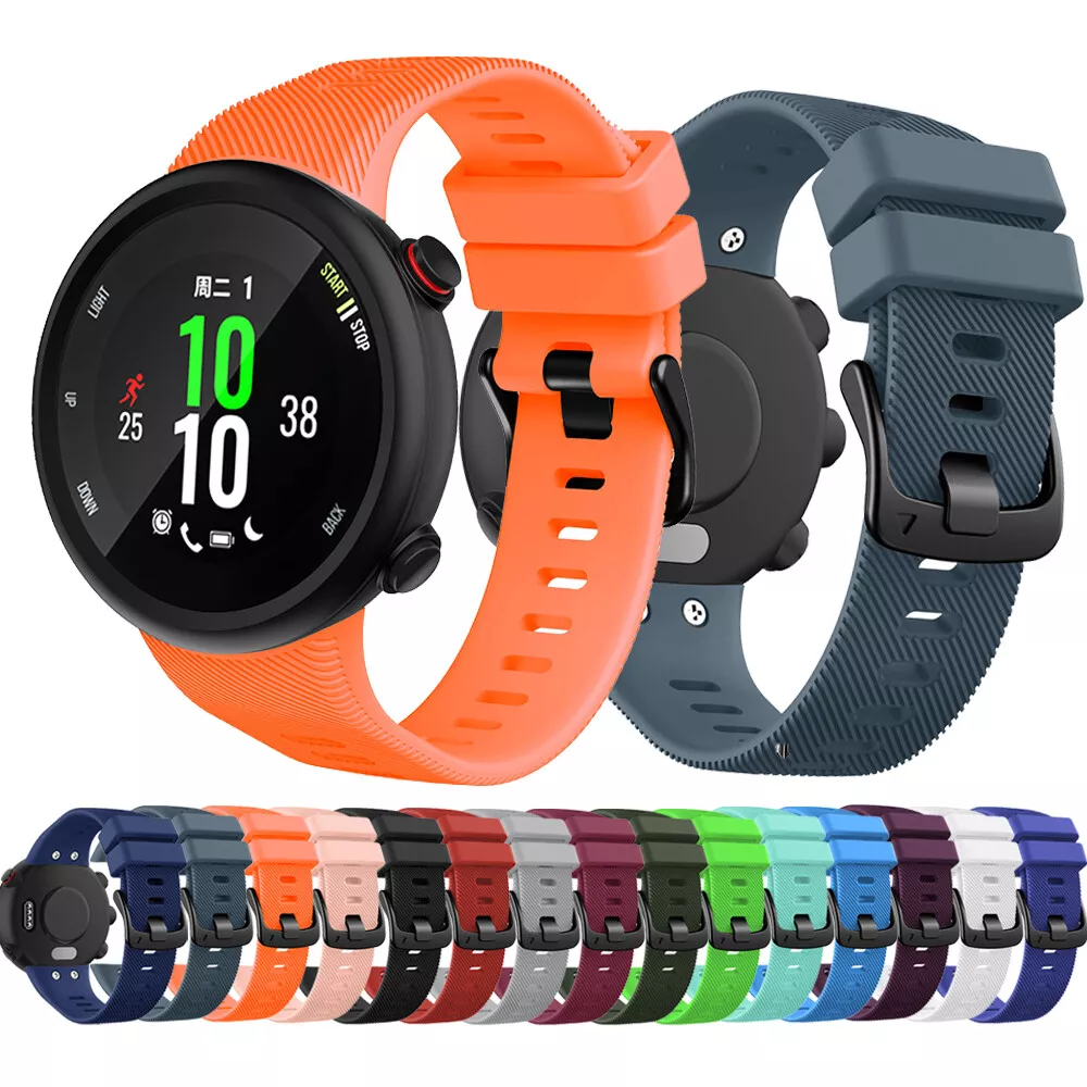 Silicone Watch Band for Garmin Forerunner 45 45S Replacement Watch