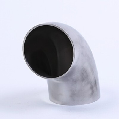 PATIKIL 2pcs 45 Degree Mandrel Bend Elbow, 3/4 Inch OD Steel Exhaust Elbow Exhaust Piping Connector 316 Stainless Steel For Exhaust Pipe Stair Handrail HVAC