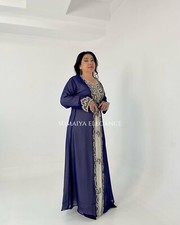 SALE New Moroccan Dubai Kaftans Farasha Abaya Dress Very Fancy Long Gown SE 1216