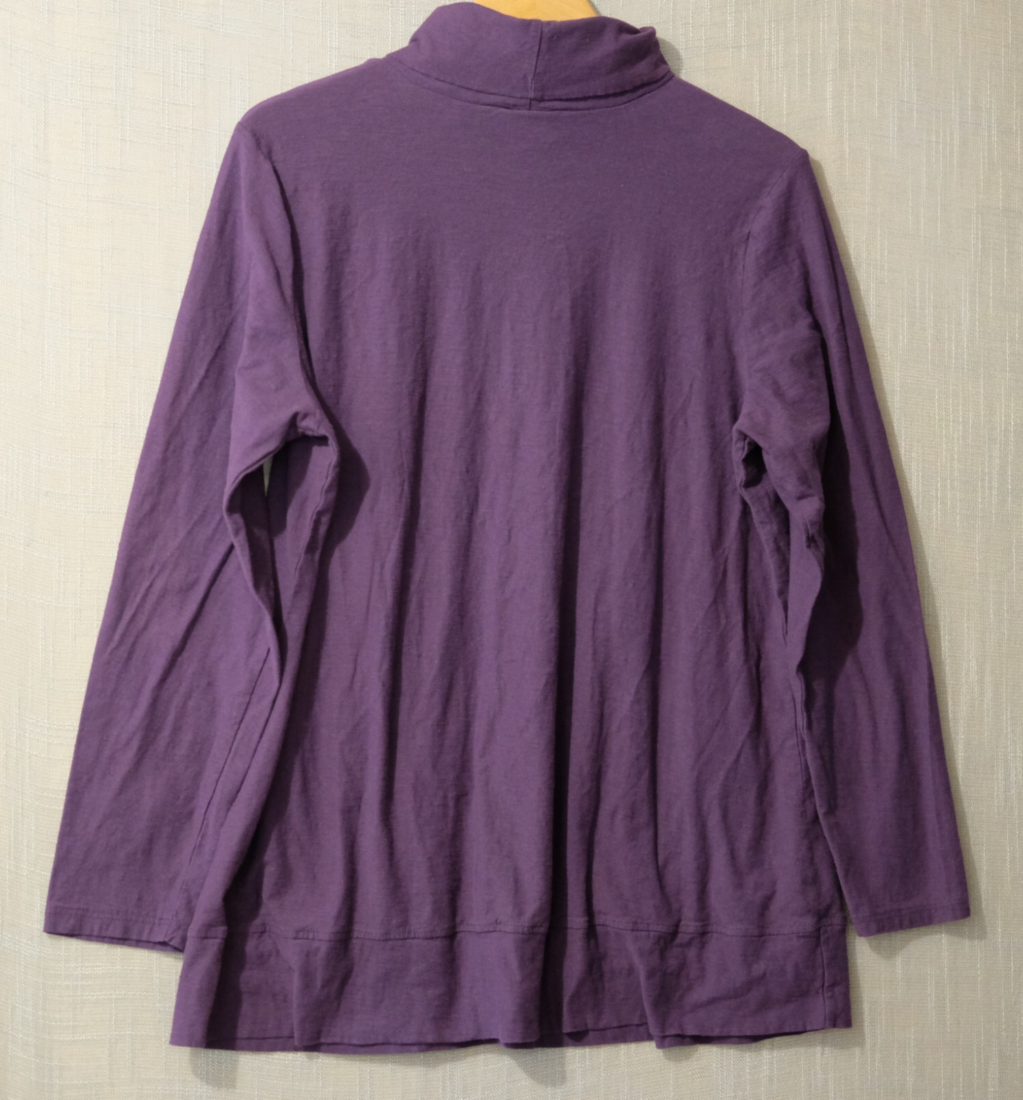 Nomadic Traders Tunic Top Turtle Neck Purple w/Po… - image 5