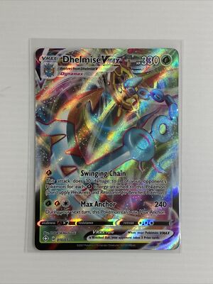 Pokemon Shining Fates Dhelmise VMAX Full Art Holo Rare 010/072 NM/M | eBay