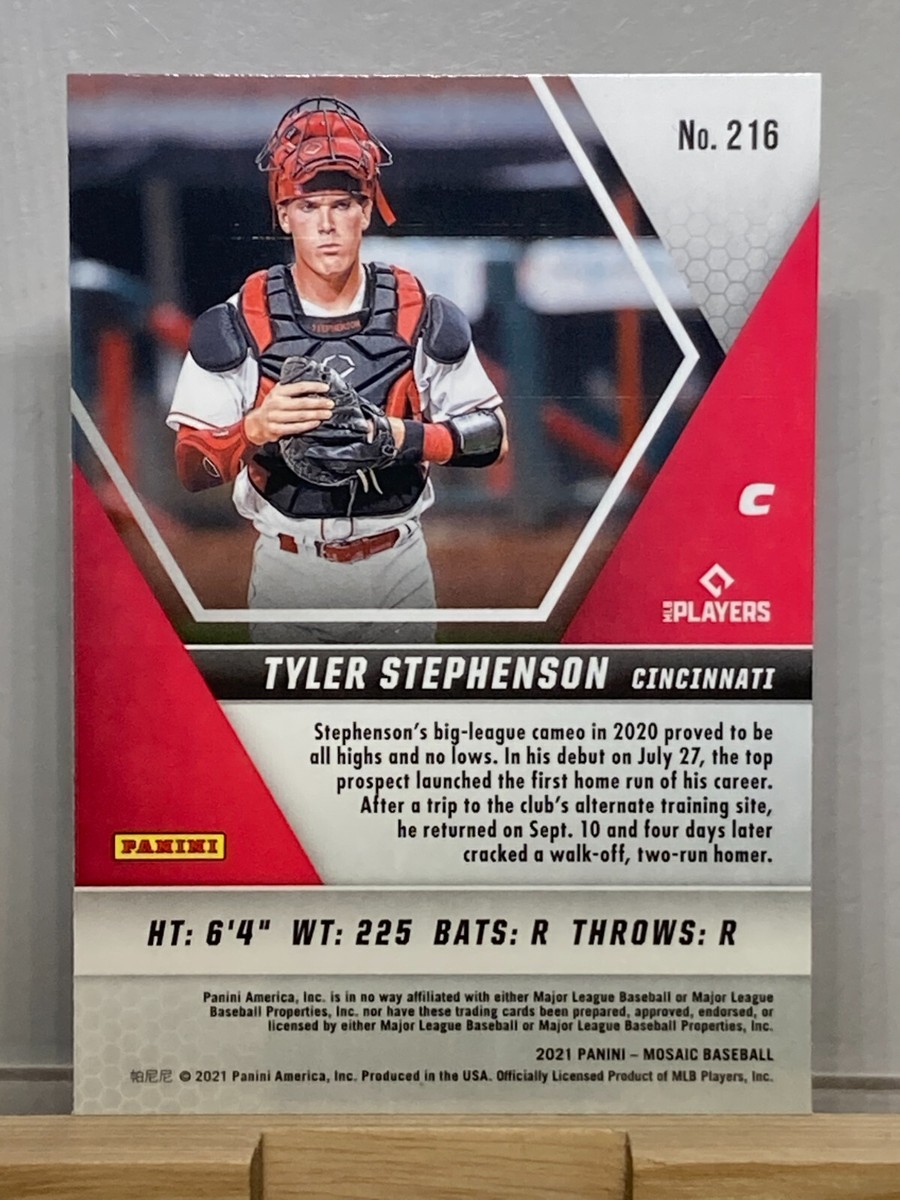 2021 Panini Mosaic Tyler Stephenson #216 Rookie Card RC