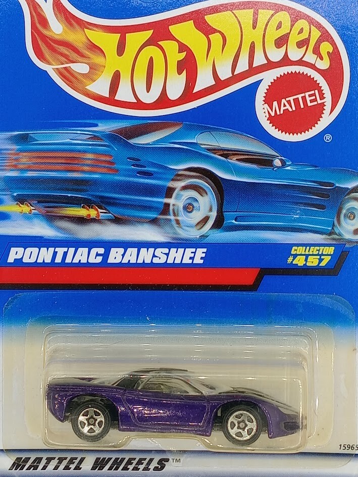 Hot Wheels Pontiac Bahshee #457 vintage new 1998 car