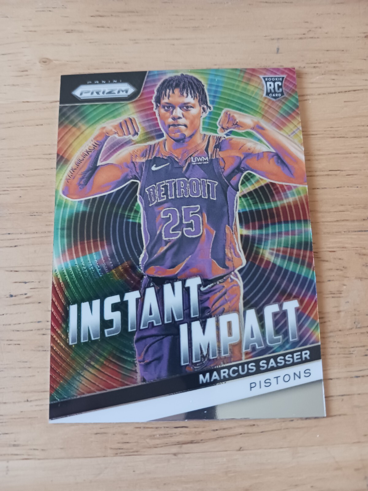 2023-24 Panini Prizm Instant Impact Insert RC #22 Marcus Sasser Rookie