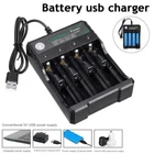 4Slots Intelligent Vape Battery Charger 16340 14500 18350 Li-ion