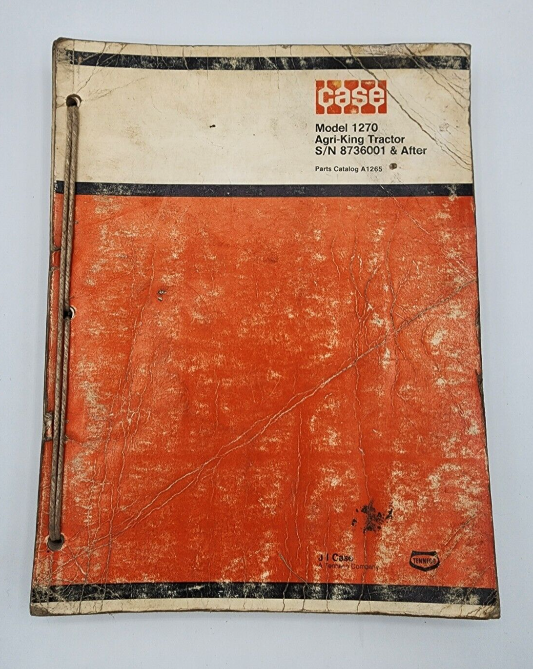 Case Model 1270 AgriKing Tractor Parts Catalog Manual A1265 Repair