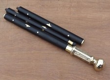 Brass Designer Brass Handle Antique Style Victorian Cane Wooden Walking Stick