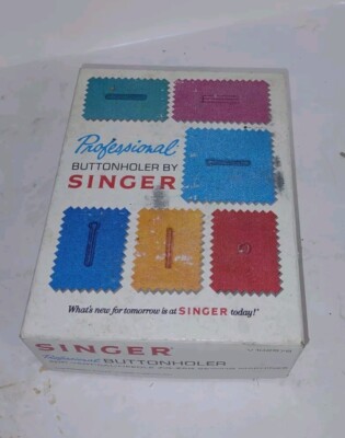 Singer Professional Buttonholer V102878 Vertical Needle Zig-Zag Sewing Machines
