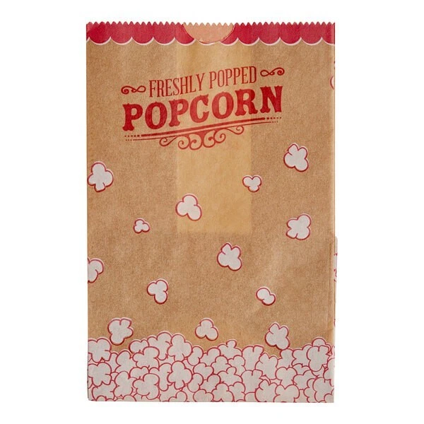 46 oz. Popcorn Bag - 1000/Case Movie Theatre Concession 4 1/4" x 3" x 6 3/4" - Image 4 of 4