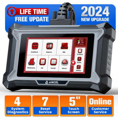 KFZ Diagnosegerät OBD2 Scanner 7 Service Reset Fehler Auslesegerät Gratis Update