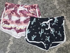 Girls justice 2 Pair Dolphin shorts size 8 new