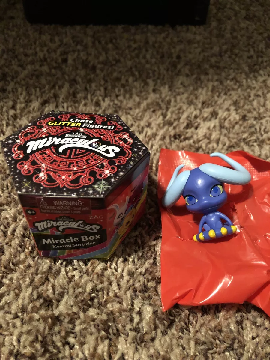 1 CASE- Miraculous Ladybug Miracle Box Kwami Surprise- Chase Glitter  Figures!