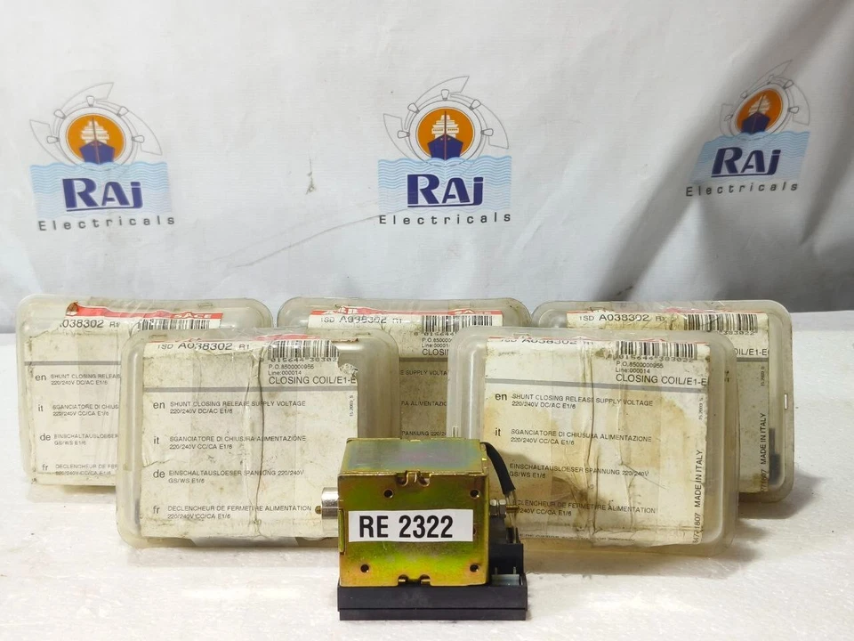 ABB SACE 1SDA038302R1 DERIVACIÓN CIERRE LIBERACIÓN 220-240V DC/AC E1/6 50/60Hz ENVÍO GRATUITO Foto 2 de 4