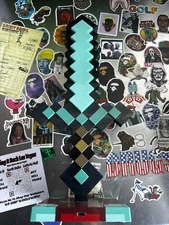 Minecraft 16" Diamond Sword Light  - USB Powered 