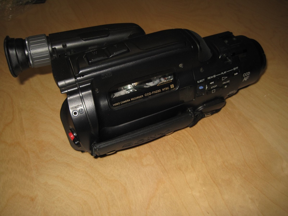Sony Handycam CCD-FX230 Video 8 Camcorder - Black | eBay